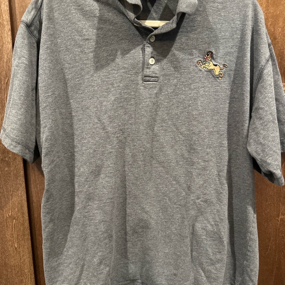 Vintage Cartoon Network Scooby Doo Gray Polo Shirt